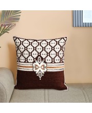 Home Beautiful                         Brown Polyester Cushion Cover
