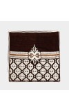 Home Beautiful                         Brown Polyester Cushion Cover