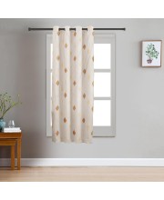 Home Beautiful                         5ft. Beige Window Curtain
