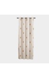 Home Beautiful                         5ft. Beige Window Curtain