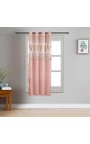 Home Beautiful 5ft. Soft Dusty Rose Pink Jacquard Eyelet Curtains Home Beautiful 5ft. Soft Dusty Rose Pink Jacquard Eyelet Curtains