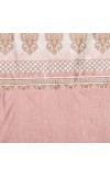 Home Beautiful 5ft. Soft Dusty Rose Pink Jacquard Eyelet Curtains Home Beautiful 5ft. Soft Dusty Rose Pink Jacquard Eyelet Curtains
