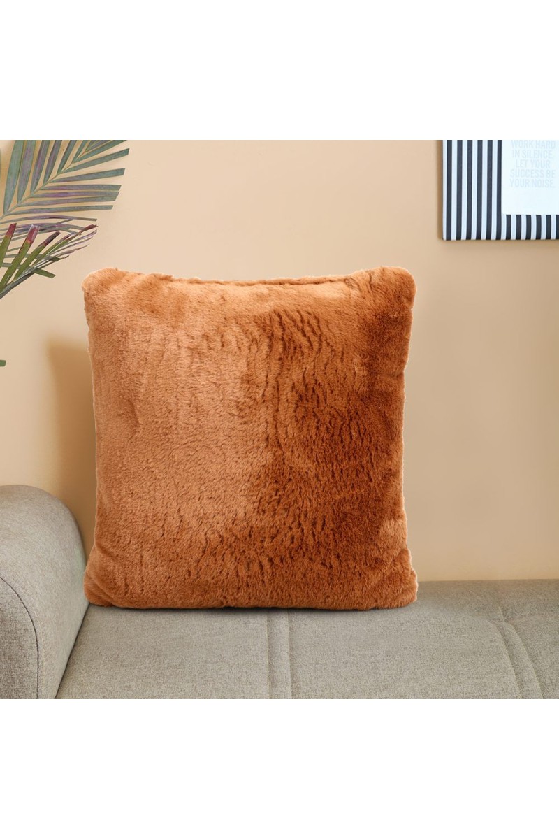 Home Beautiful                         Brown Polyester Cushion