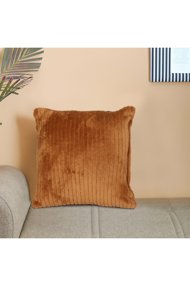 Home Beautiful                         Brown Velvet Cushion