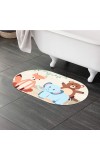 Home Beautiful                         Anti-Skid Beige Polyester Bath Mat