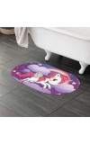 Home Beautiful                         Anti-Skid Polyurethanerple Polyester Bath Mat