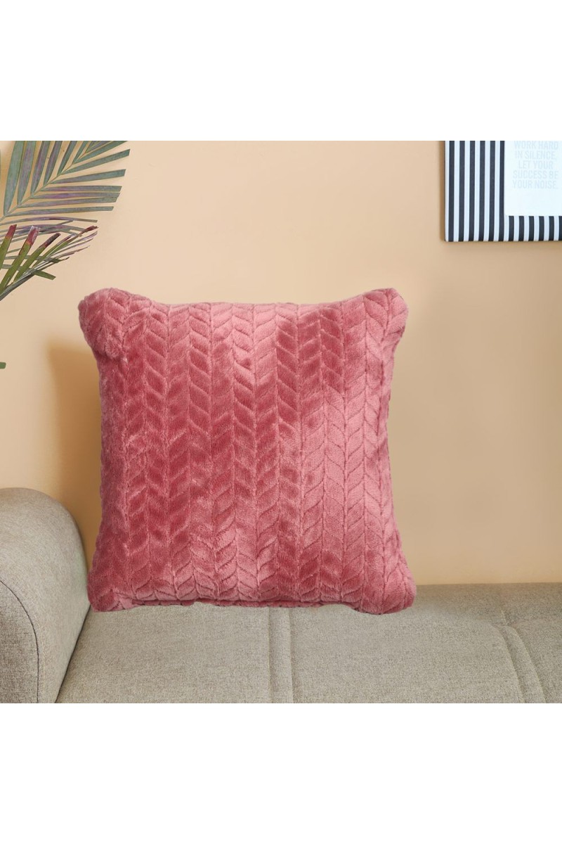 Home Beautiful                         Wine Velvet Cushion