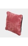 Home Beautiful                         Wine Velvet Cushion