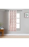 Home Beautiful                         5 ft. Pink Polyester Curtain