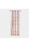 Home Beautiful                         5 ft. Pink Polyester Curtain