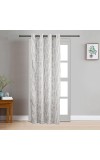 Home Beautiful 7ft. Light Grey Microfiber Door Curtain Home Beautiful 7ft. Light Grey Microfiber Door Curtain