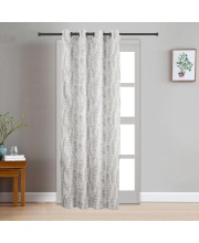 Home Beautiful                         7ft. Light Grey Microfiber Door Curtain