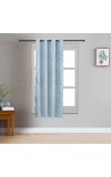 Home Beautiful                         5ft. Light Blue Window Curtain