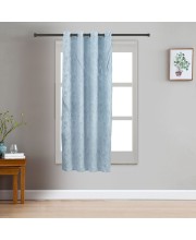 Home Beautiful                         5ft. Light Blue Window Curtain