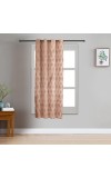 Home Beautiful 5ft. Rich Copper Brown Embossed Eyelet Curtains Home Beautiful 5ft. Rich Copper Brown Embossed Eyelet Curtains