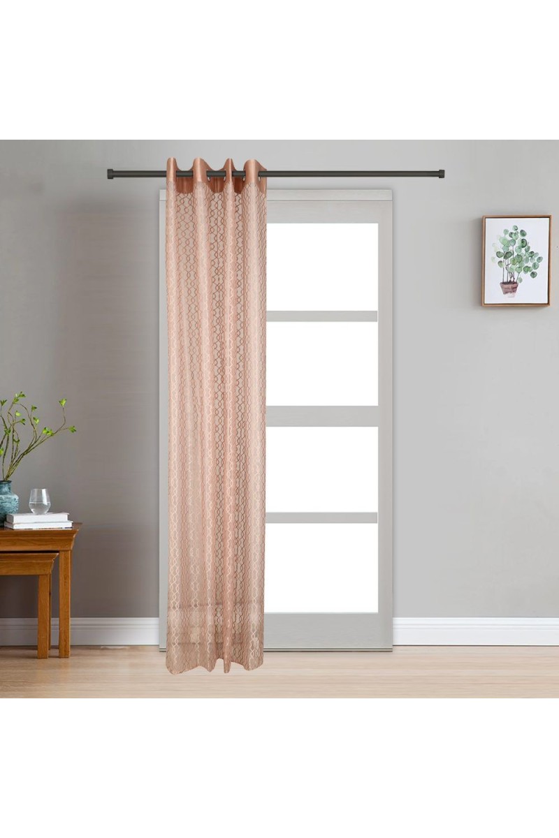 Home Beautiful                         7ft. Brown Microfiber Door Curtain