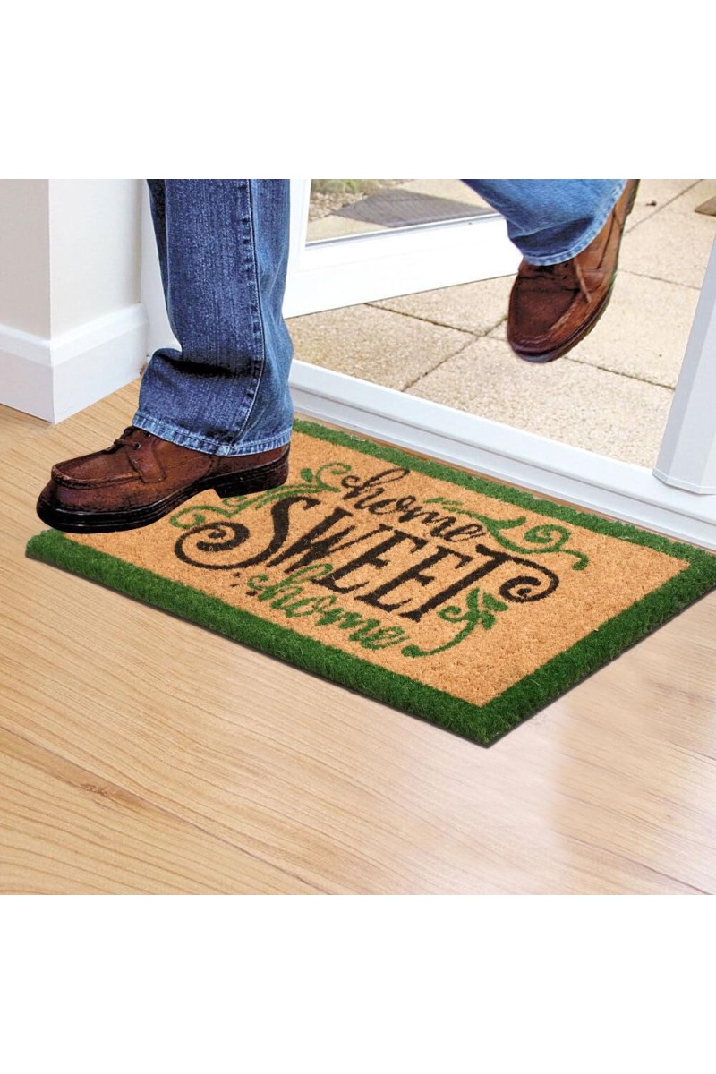 Home Beautiful                         Anti-Skid Beige Coir Door Mat