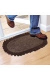 Home Beautiful Brown Polyester Door Mat Home Beautiful Brown Polyester Door Mat