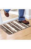 Home Beautiful                         Anti-Skid Beige Polyester Door Mat