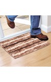 Home Beautiful                         Anti-Skid Brown Polyester Door Mat