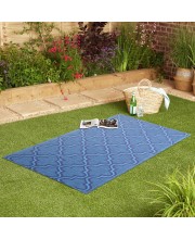 Home Beautiful                         Blue PVC Floor Mat