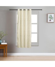 Home Beautiful                         5ft. Beige Window Curtain