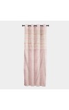 Home Beautiful 5ft. Soft Dusty Pink Jacquard Eyelet Window Curtains Home Beautiful 5ft. Soft Dusty Pink Jacquard Eyelet Window Curtains