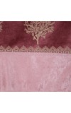 Home Beautiful                         5 ft. Pink Polyester Curtain