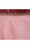 Home Beautiful                         7 ft. Pink Polyester Curtain