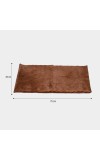 Home Beautiful                         Anti-Skid Brown Polyester Bath Mat