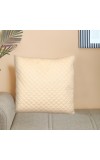 Home Beautiful                         Cream Microfiber Cushion Cover