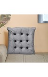 Home Beautiful Dark Grey Polyester Cushion Home Beautiful Dark Grey Polyester Cushion