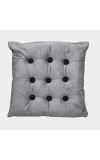 Home Beautiful Dark Grey Polyester Cushion Home Beautiful Dark Grey Polyester Cushion
