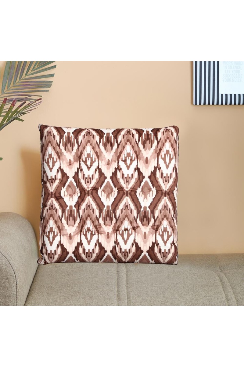 Home Beautiful                         Brown Polyester Cushion