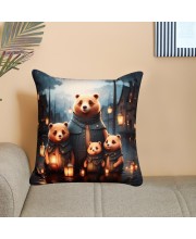 Home Beautiful                         Black Polyester Cushion
