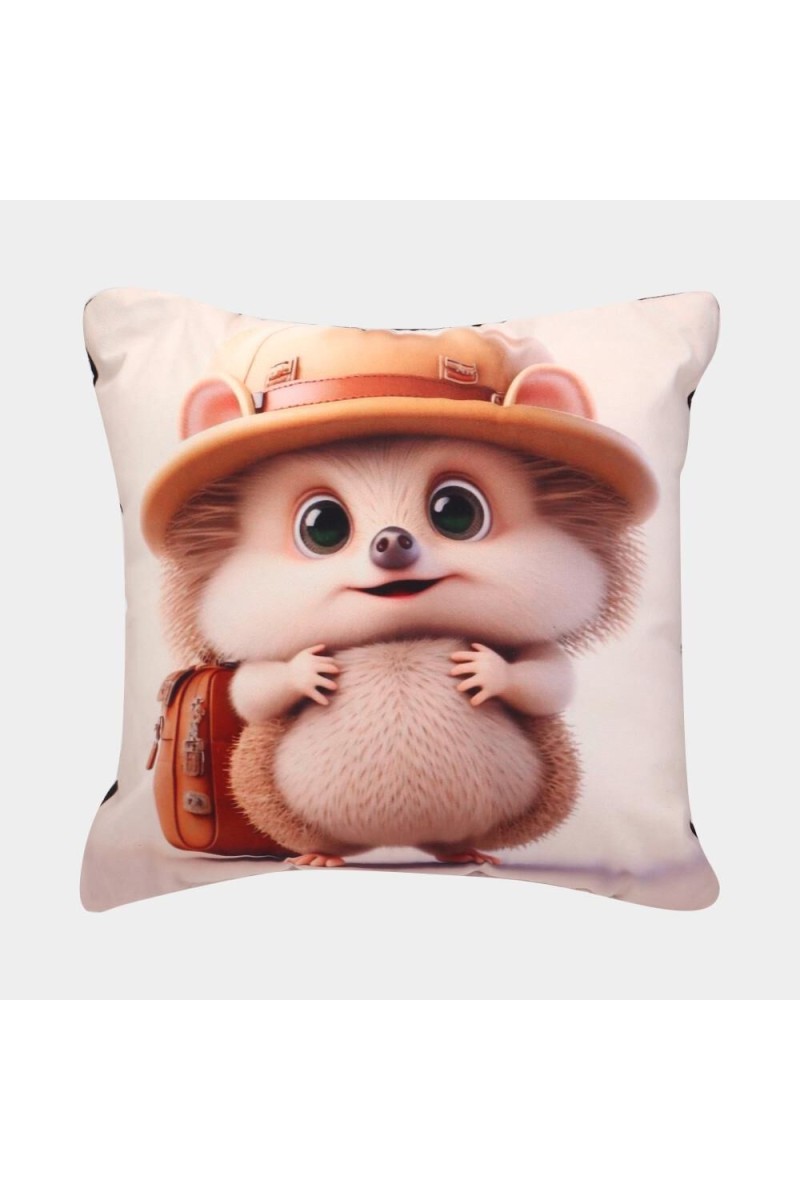 Home Beautiful                         Beige Polyester Cushion