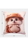 Home Beautiful                         Beige Polyester Cushion