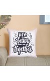 Home Beautiful                         White Polyester Cushion