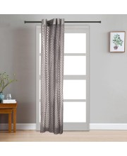 Home Beautiful                         7ft. Dark Grey Polyester Door Curtain