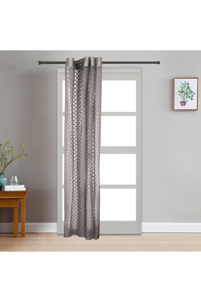 Home Beautiful                         7ft. Dark Grey Polyester Door Curtain