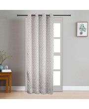 Home Beautiful                         7ft. Grey Polyester Door Curtain