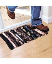 Home Beautiful                         Brown Polyester Door Mat