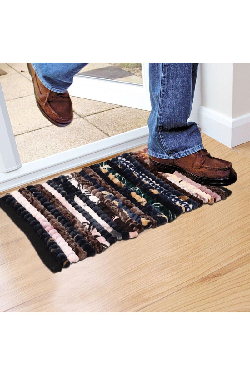 Home Beautiful                         Brown Polyester Door Mat