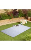 Home Beautiful                         Blue PVC Floor Mat