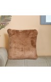 Home Beautiful                         Brown Velvet Cushion