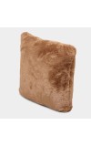 Home Beautiful                         Brown Velvet Cushion
