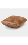 Home Beautiful                         Brown Velvet Cushion