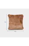Home Beautiful                         Brown Velvet Cushion