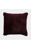 Home Beautiful                         Wine Velvet Cushion