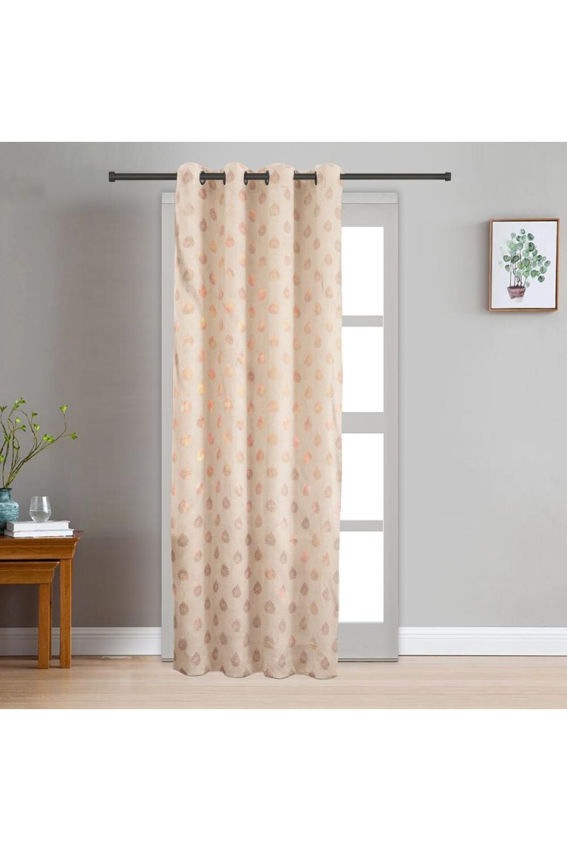 Home Beautiful                         7ft. Brown Polyester Door Curtain